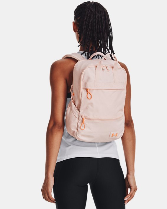 Women's UA Essentials Backpack, Pink, pdpMainDesktop image number 8